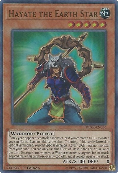 Hayate the Earth Star [BLRR-EN036] Ultra Rare | Exor Games Dartmouth