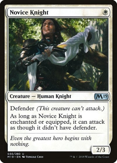 Novice Knight [Core Set 2019] | Exor Games Dartmouth