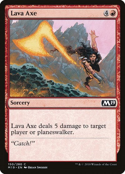Lava Axe [Core Set 2019] | Exor Games Dartmouth
