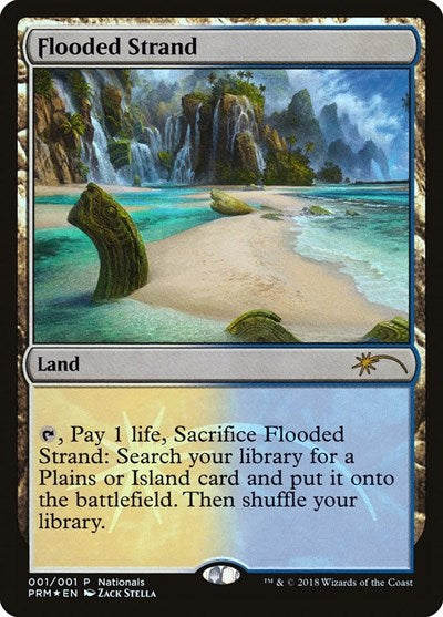 Flooded Strand [Nationals Promos] | Exor Games Dartmouth