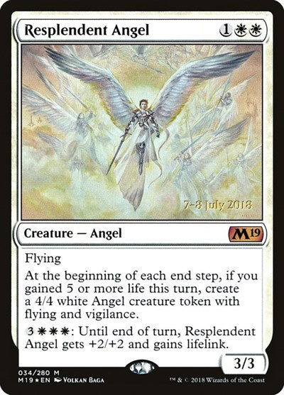 Resplendent Angel [Core Set 2019 Promos] | Exor Games Dartmouth