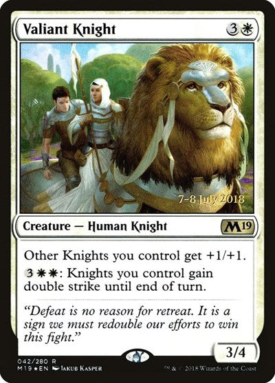 Valiant Knight [Core Set 2019 Promos] | Exor Games Dartmouth