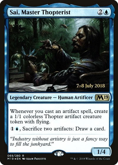 Sai, Master Thopterist [Core Set 2019 Promos] | Exor Games Dartmouth