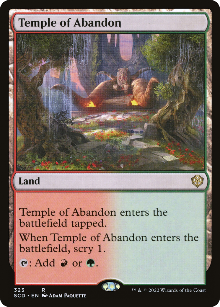 Temple of Abandon [Starter Commander Decks] | Exor Games Dartmouth