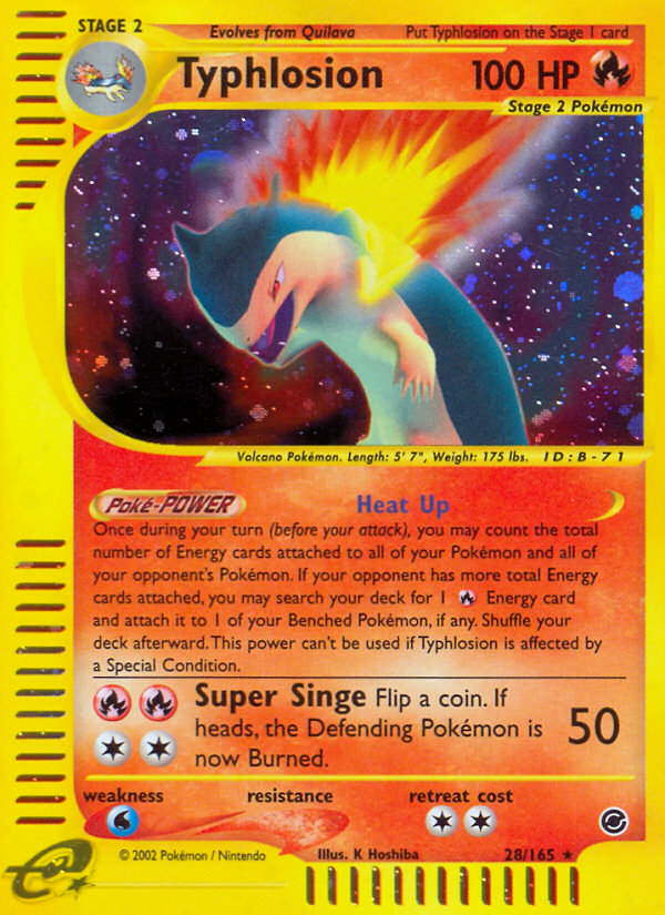 Typhlosion (28/165) [Expedition: Base Set] | Exor Games Dartmouth