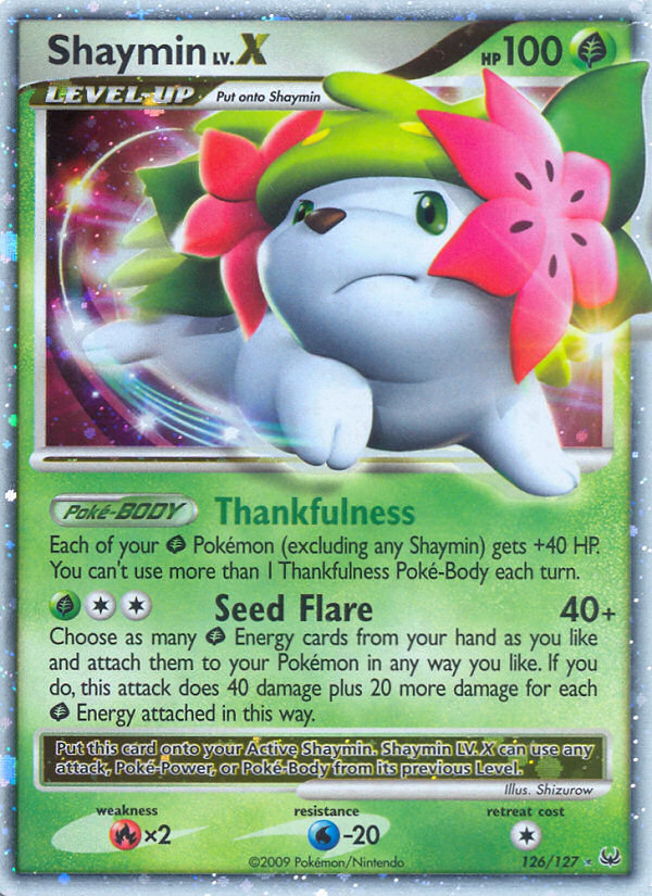 Shaymin LV.X (126/127) [Platinum: Base Set] | Exor Games Dartmouth