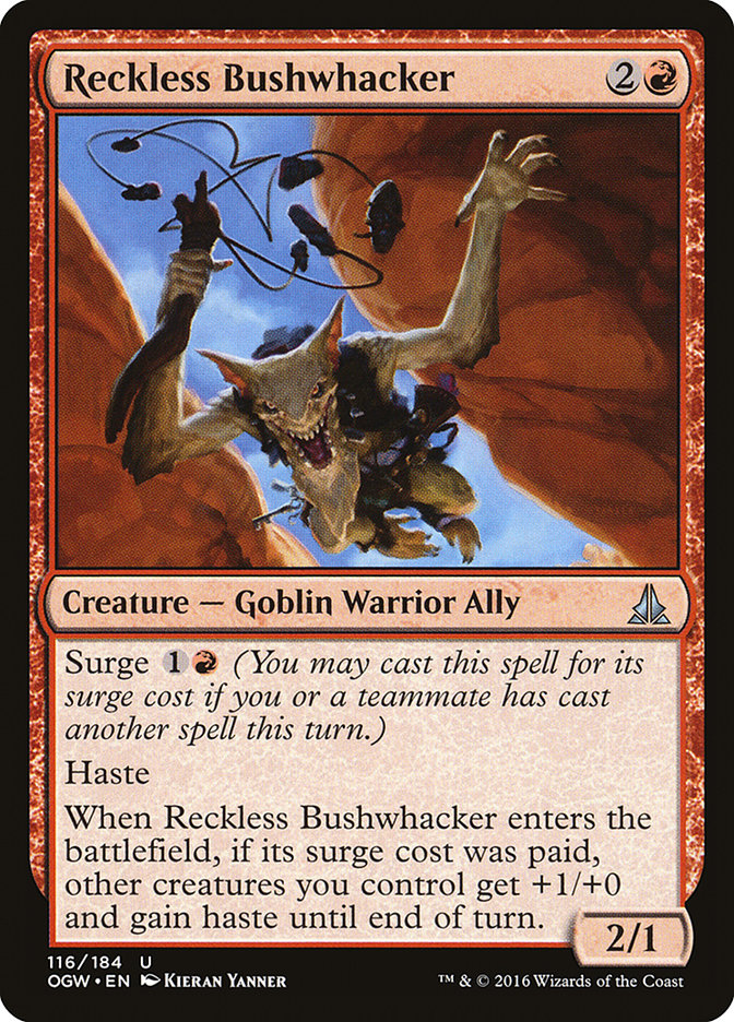 Reckless Bushwhacker [Oath of the Gatewatch] | Exor Games Dartmouth