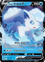 Alolan Vulpix V (033/195) [Sword & Shield: Silver Tempest] | Exor Games Dartmouth