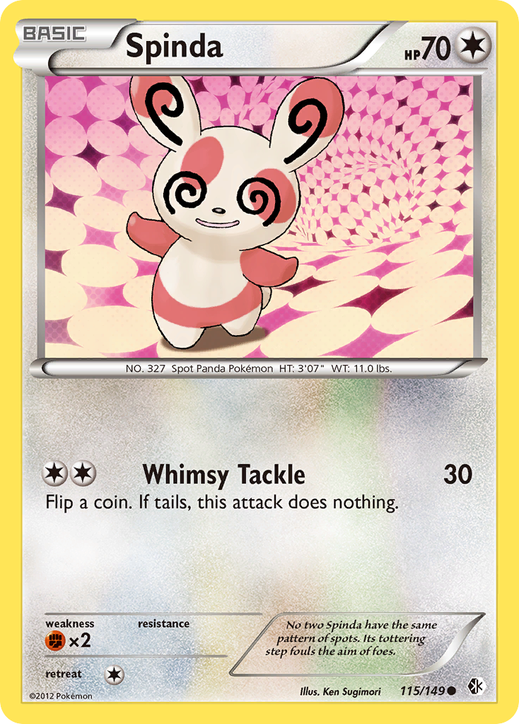 Spinda (115/149) [Black & White: Boundaries Crossed] | Exor Games Dartmouth