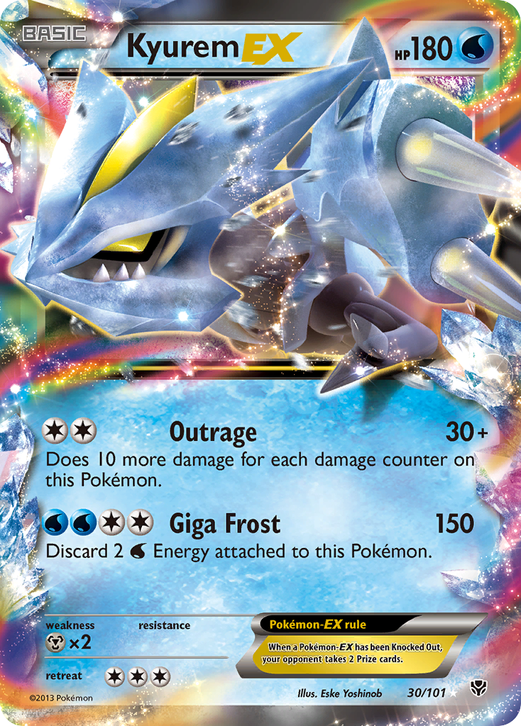 Kyurem EX (30/101) [Black & White: Plasma Blast] | Exor Games Dartmouth