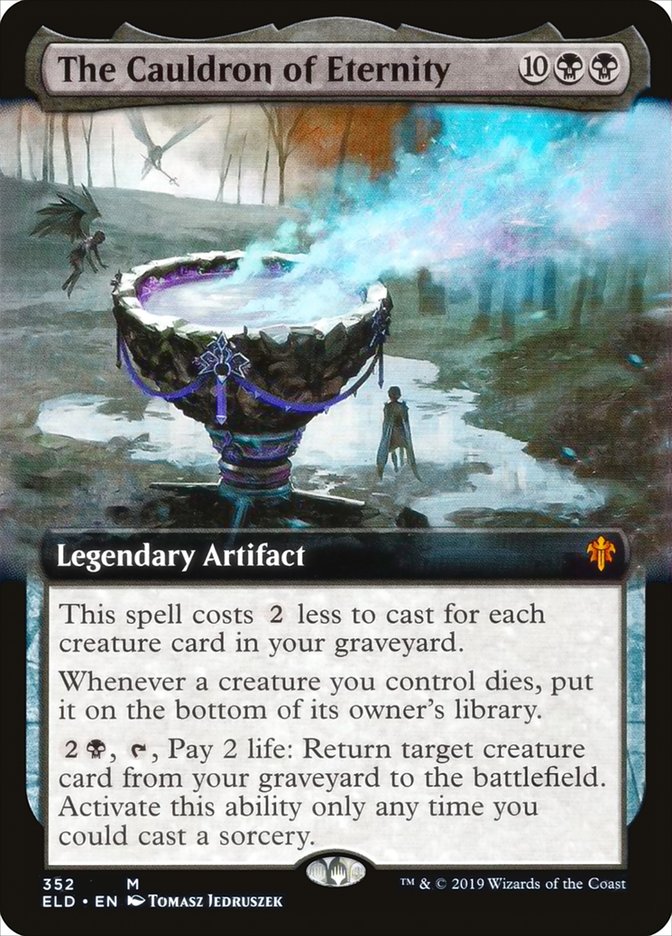 The Cauldron of Eternity (Extended Art) [Throne of Eldraine] | Exor Games Dartmouth