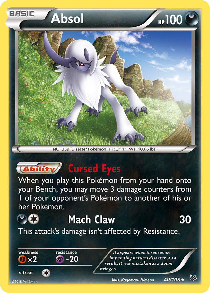 Absol (40/108) [XY: Roaring Skies] | Exor Games Dartmouth