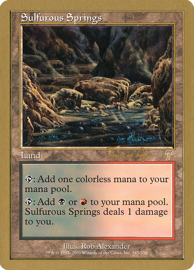 Sulfurous Springs (Tom van de Logt) [World Championship Decks 2001] | Exor Games Dartmouth