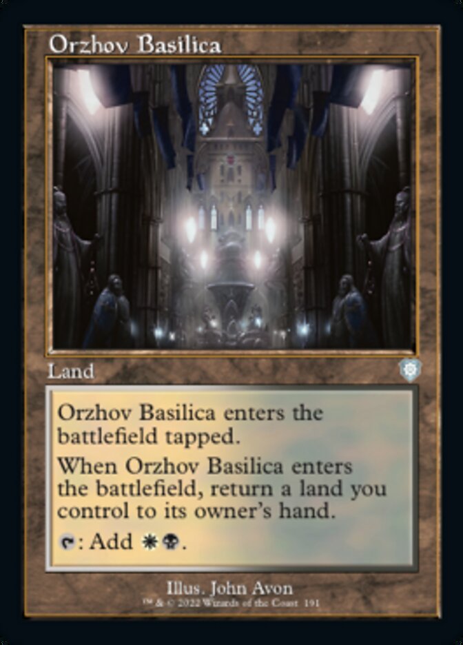 Orzhov Basilica (Retro) [The Brothers' War Commander] | Exor Games Dartmouth