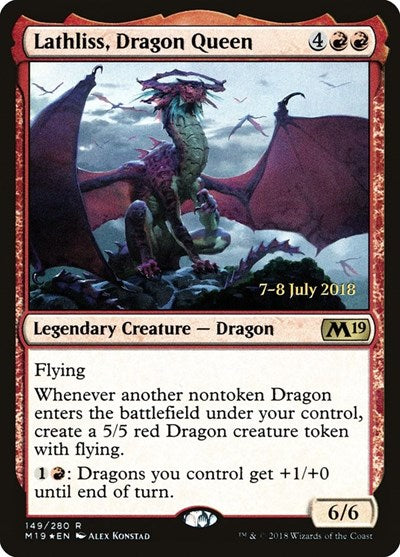 Lathliss, Dragon Queen [Core Set 2019 Promos] | Exor Games Dartmouth