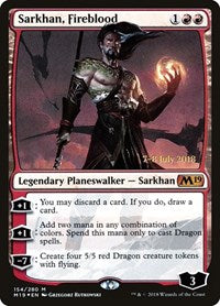 Sarkhan, Fireblood [Core Set 2019 Promos] | Exor Games Dartmouth