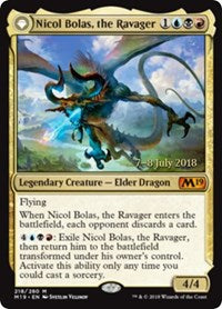 Nicol Bolas, the Ravager // Nicol Bolas, the Arisen [Core Set 2019 Promos] | Exor Games Dartmouth