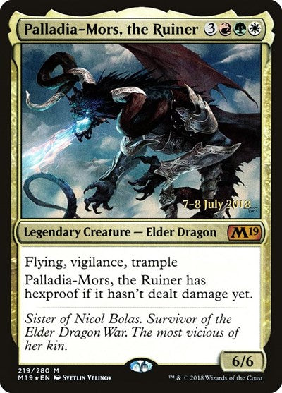 Palladia-Mors, the Ruiner [Core Set 2019 Promos] | Exor Games Dartmouth