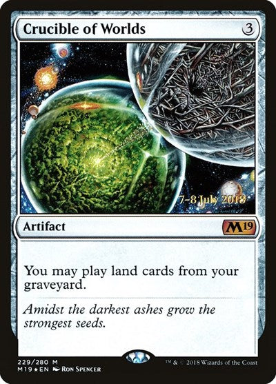 Crucible of Worlds [Core Set 2019 Promos] | Exor Games Dartmouth