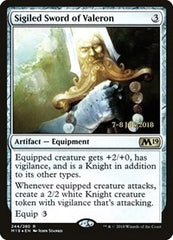 Sigiled Sword of Valeron [Core Set 2019 Promos] | Exor Games Dartmouth