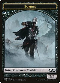 Zombie [Core Set 2019 Tokens] | Exor Games Dartmouth