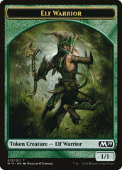 Elf Warrior [Core Set 2019 Tokens] | Exor Games Dartmouth