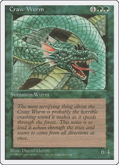 Craw Wurm [Fourth Edition] | Exor Games Dartmouth