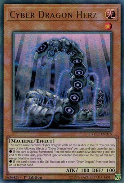 Cyber Dragon Herz [CYHO-EN015] Ultra Rare | Exor Games Dartmouth