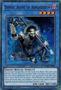 Demise, Agent of Armageddon [CYHO-EN028] Common | Exor Games Dartmouth