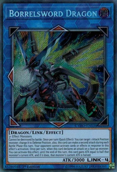 Borrelsword Dragon [CYHO-EN034] Secret Rare | Exor Games Dartmouth