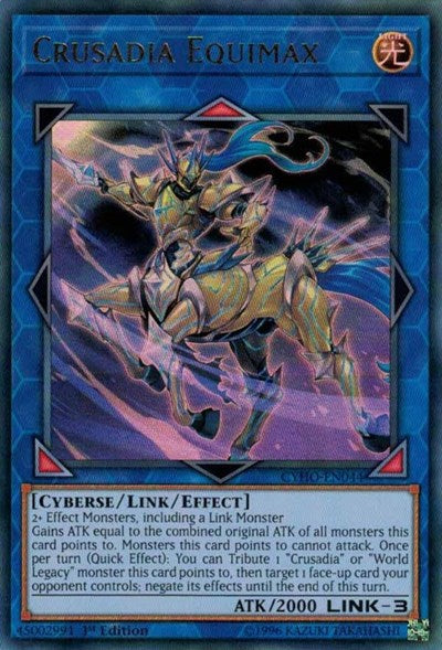 Crusadia Equimax [CYHO-EN044] Ultra Rare | Exor Games Dartmouth