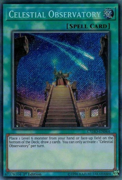 Celestial Observatory [CYHO-EN064] Secret Rare | Exor Games Dartmouth