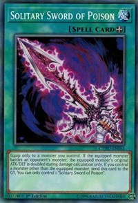 Solitary Sword of Poison [CYHO-EN065] Common | Exor Games Dartmouth