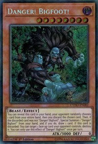 Danger! Bigfoot! [CYHO-EN082] Secret Rare | Exor Games Dartmouth