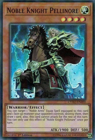 Noble Knight Pellinore [CYHO-EN090] Super Rare | Exor Games Dartmouth