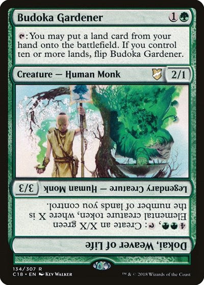 Budoka Gardener // Dokai, Weaver of Life [Commander 2018] | Exor Games Dartmouth