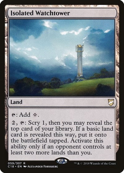 Isolated Watchtower [Commander 2018] | Exor Games Dartmouth