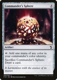 Commander's Sphere [Commander 2018] | Exor Games Dartmouth