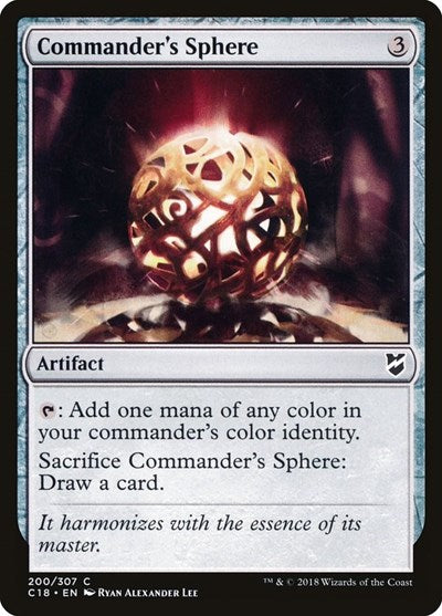 Commander's Sphere [Commander 2018] | Exor Games Dartmouth