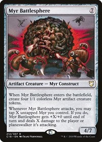 Myr Battlesphere [Commander 2018] | Exor Games Dartmouth