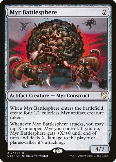 Myr Battlesphere [Commander 2018] | Exor Games Dartmouth