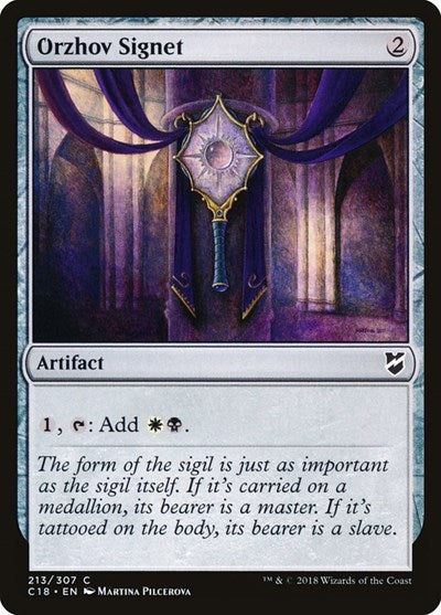 Orzhov Signet [Commander 2018] | Exor Games Dartmouth