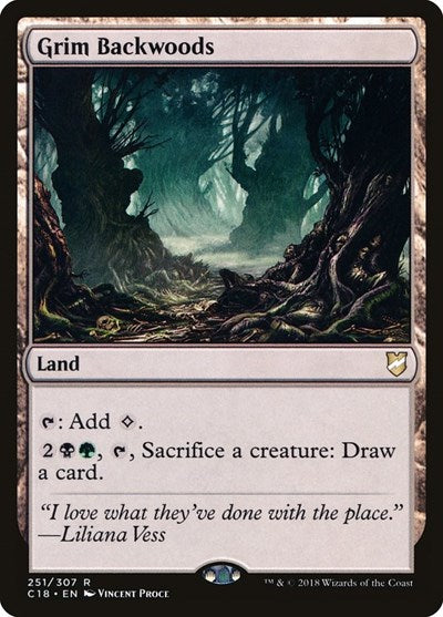 Grim Backwoods [Commander 2018] | Exor Games Dartmouth