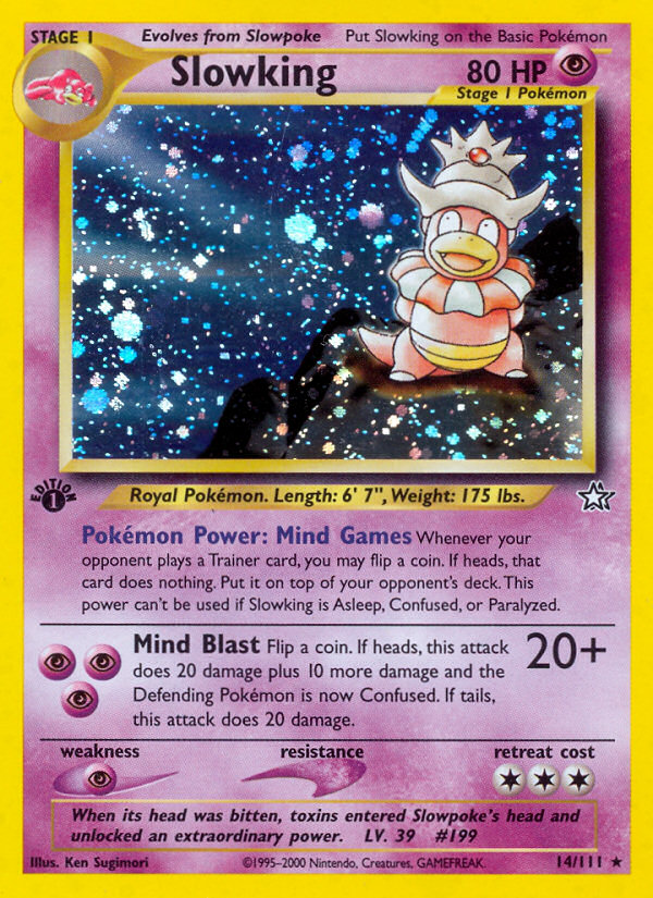 Slowking (14/111) [Neo Genesis 1st Edition] | Exor Games Dartmouth