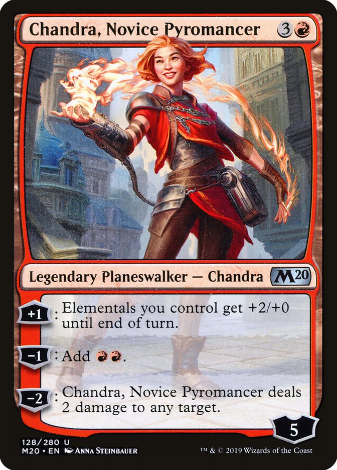 Chandra, Novice Pyromancer [Core Set 2020] | Exor Games Dartmouth