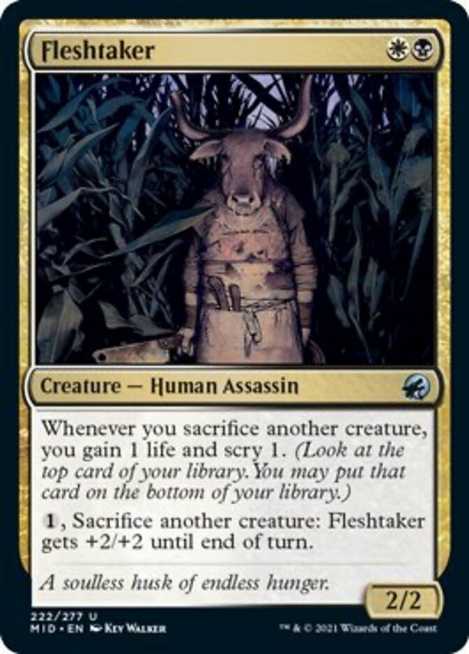 Fleshtaker [Innistrad: Midnight Hunt] | Exor Games Dartmouth