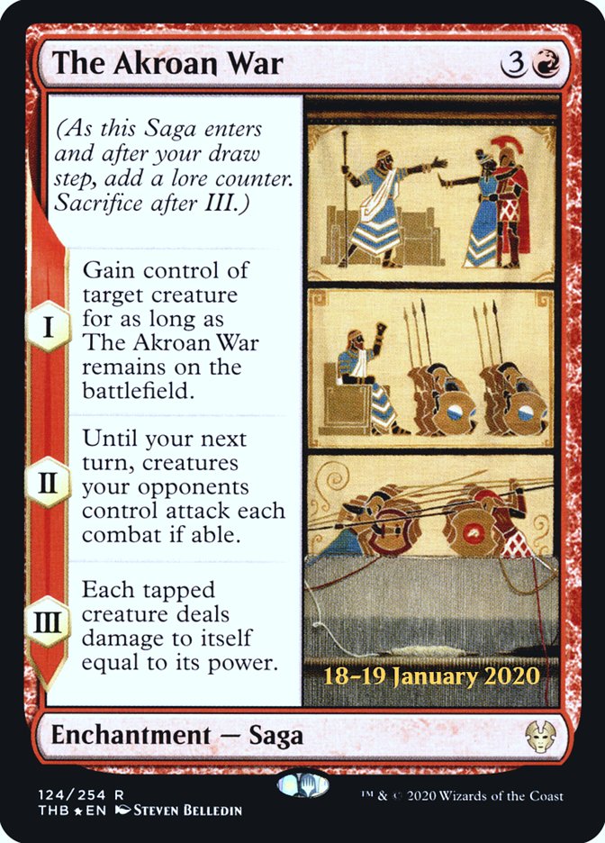 The Akroan War [Theros Beyond Death Prerelease Promos] | Exor Games Dartmouth