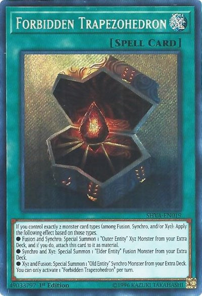 Forbidden Trapezohedron [SHVA-EN019] Secret Rare | Exor Games Dartmouth