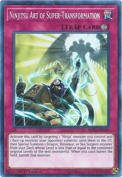 Ninjitsu Art of Super-Transformation [SHVA-EN029] Super Rare | Exor Games Dartmouth