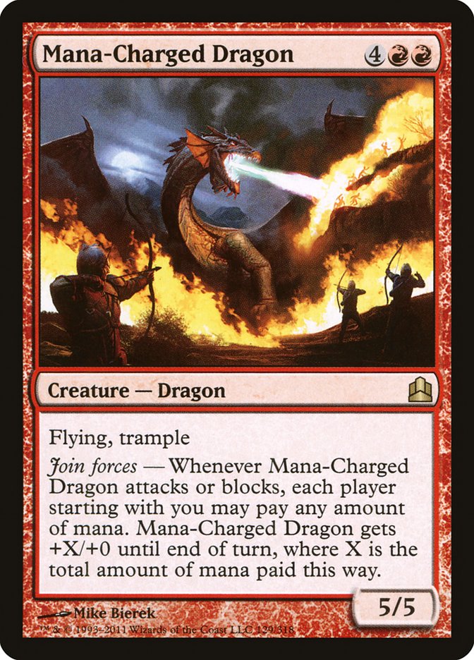 Mana-Charged Dragon [Commander 2011] | Exor Games Dartmouth